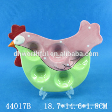 Easter rabbit design ceramic egg container